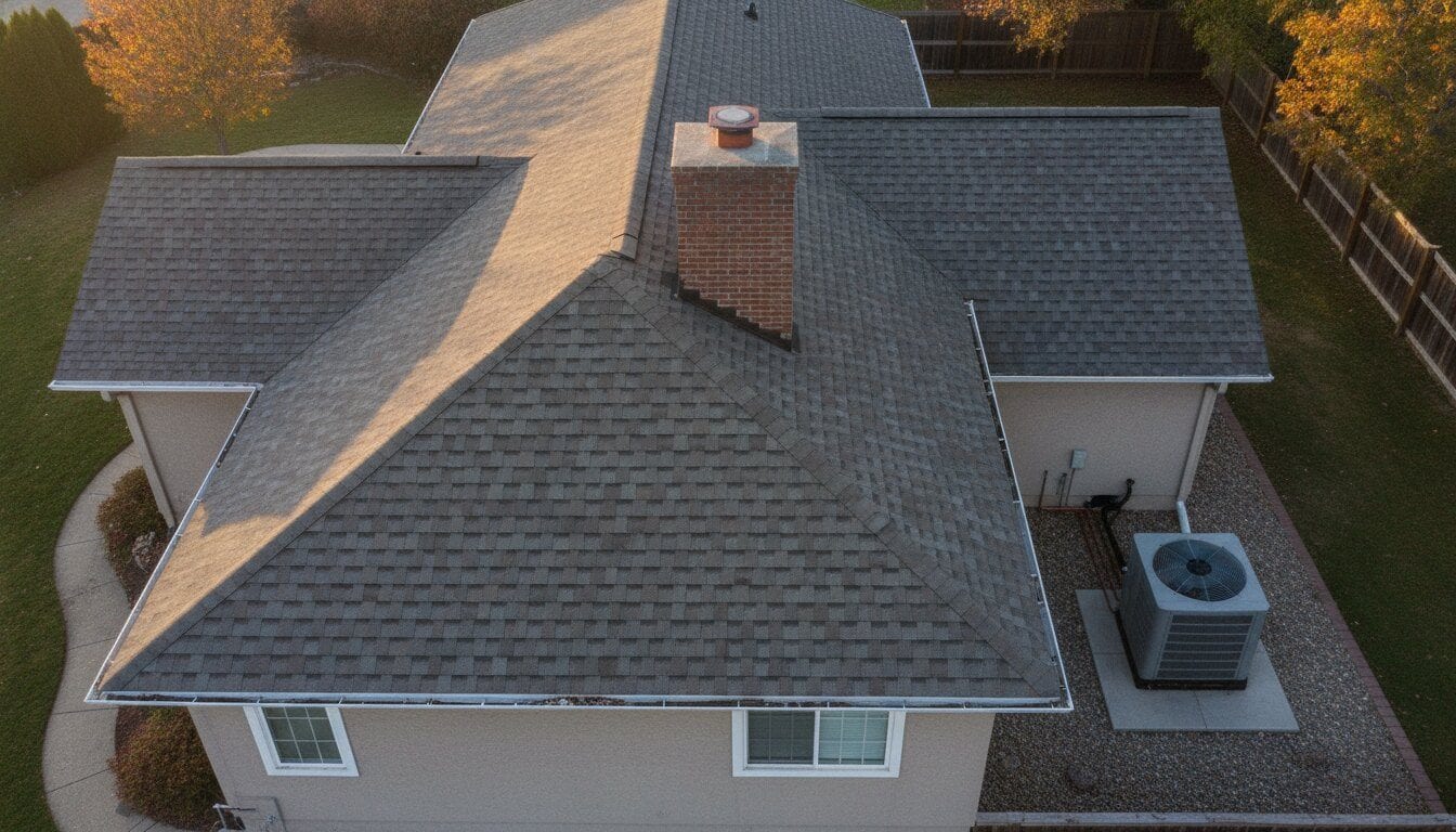 An older characterful Milwaukee duplex in autumn — solid, aging Wisconsin rental stock